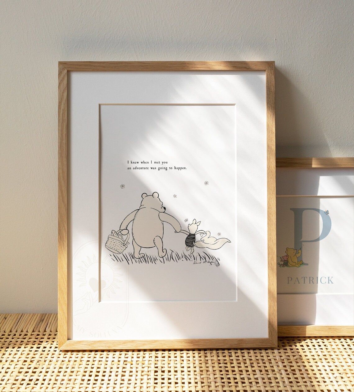 Winnie the Pooh I Knew When I Met You Adventure Was Going to Happen Poster - Image 2