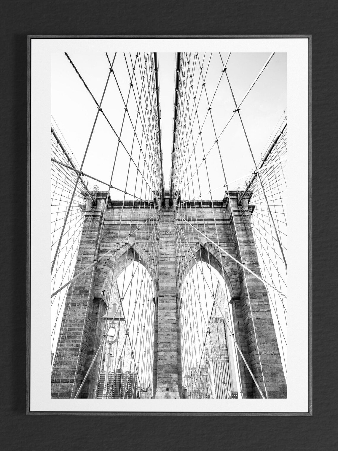 Brooklyn Bridge, New York Architecture Art Print - Image 5