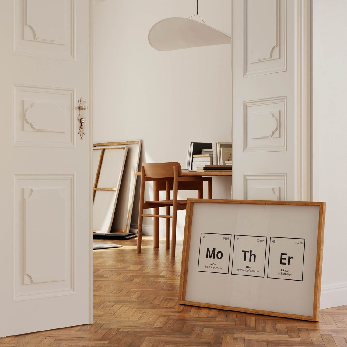 Funny Mother Periodic Table Elements Science Gift Wall Poster - Image 4