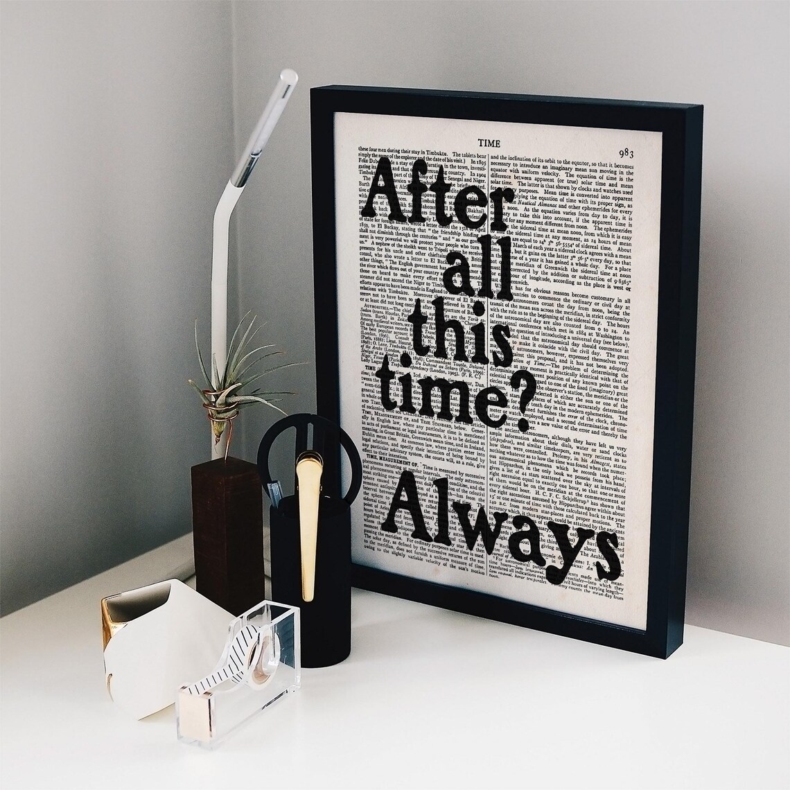 After All This Time, Always Quote Art Print for Reading Nook - Image 2