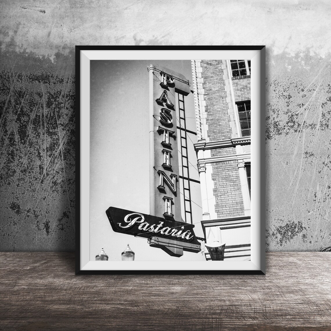 Pastini Pastaria Portland Orange Neon Sign Photography Poster - Image 2