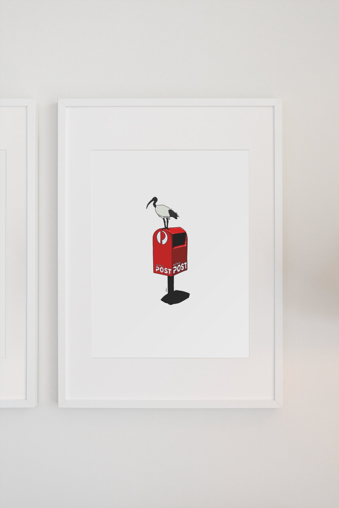 Australian Post Box Bird - Print Illustration