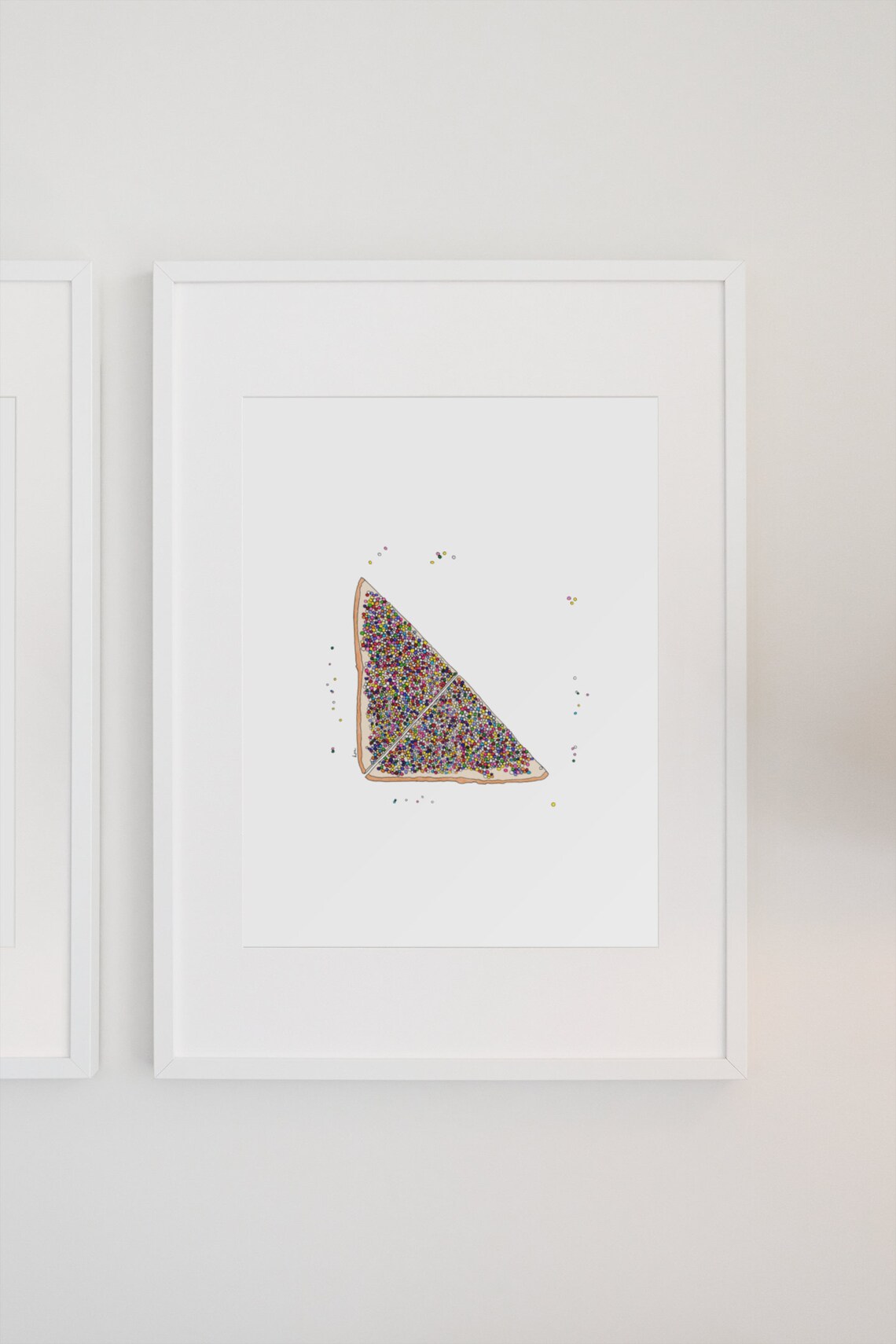 Fairy Bread Series Bread E, Australian Food Fun Print