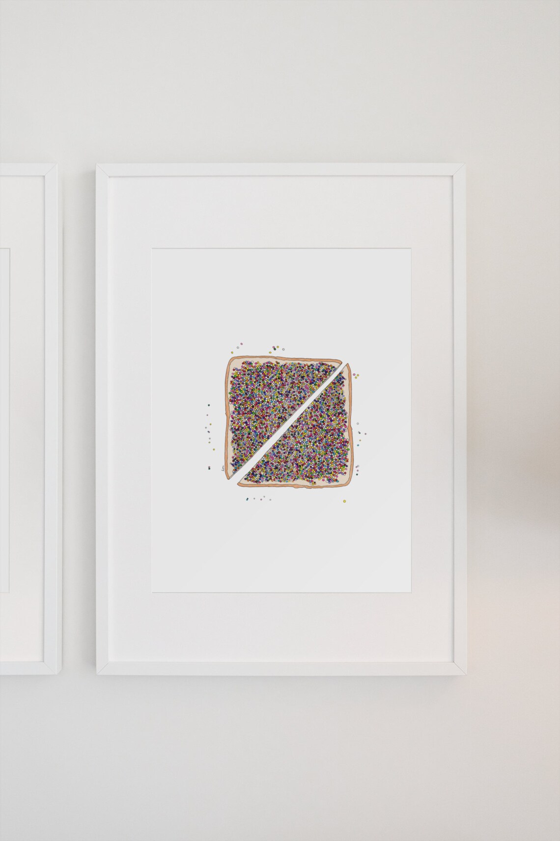 Fairy Bread Series B Print, Australian Food Fun