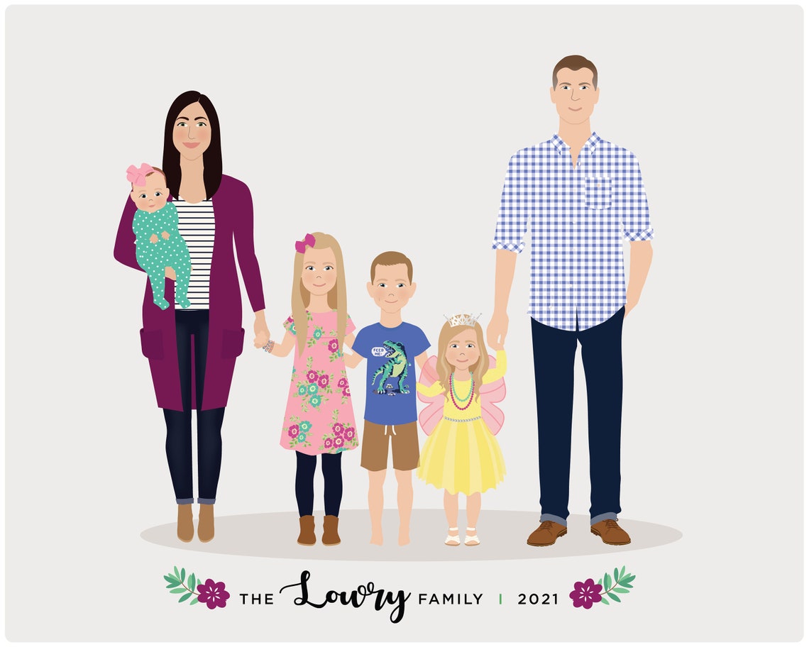 Custom Portrait, Additional Person - Image 4