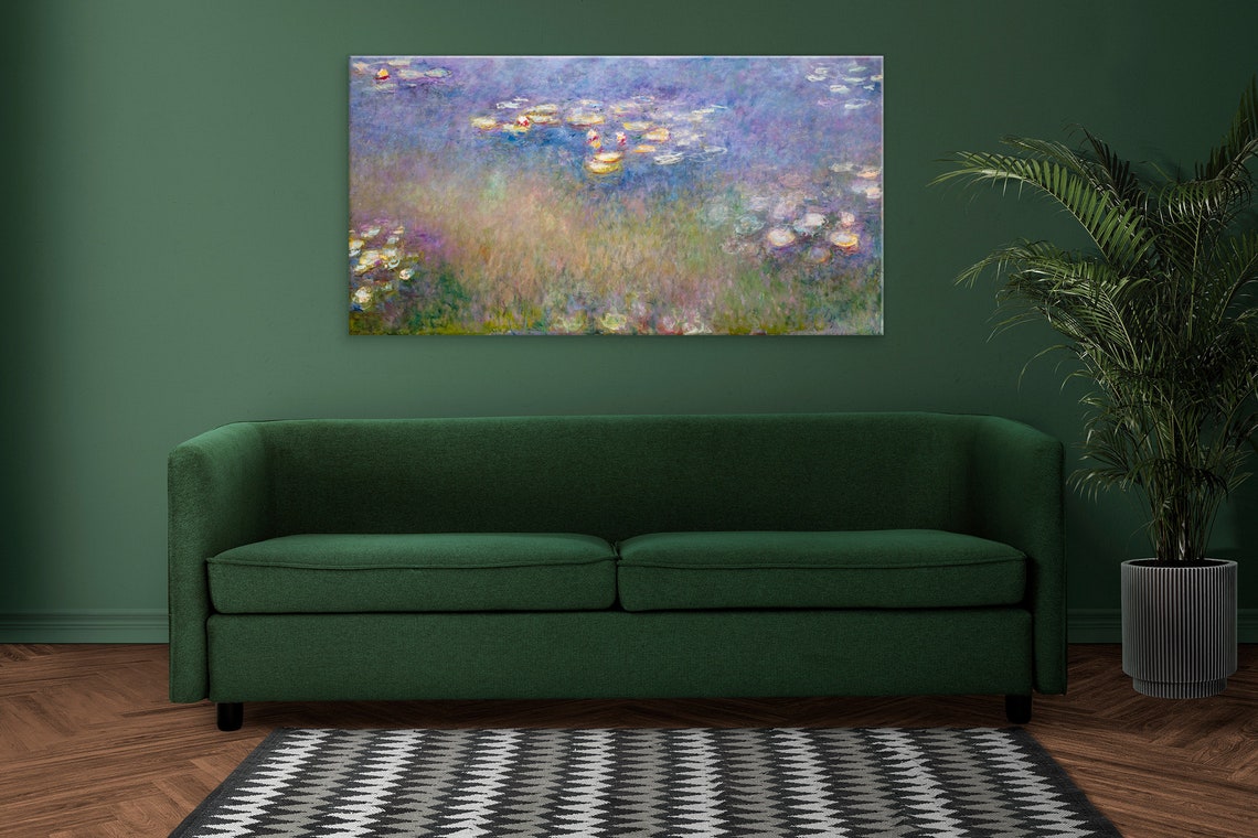 Claude Monet Water Lilies Pond Impressionist Classic Art Print Poster - Image 2