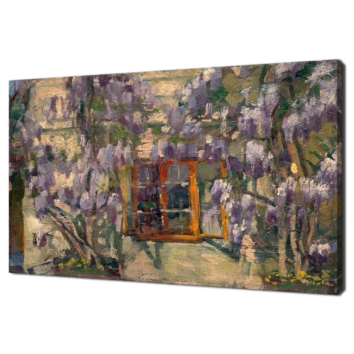 Garden Motif 19051910 Ludovit Pitthordt Reproduction Vintage Oil Painting Print Floral Botanical Art Fine Art Print