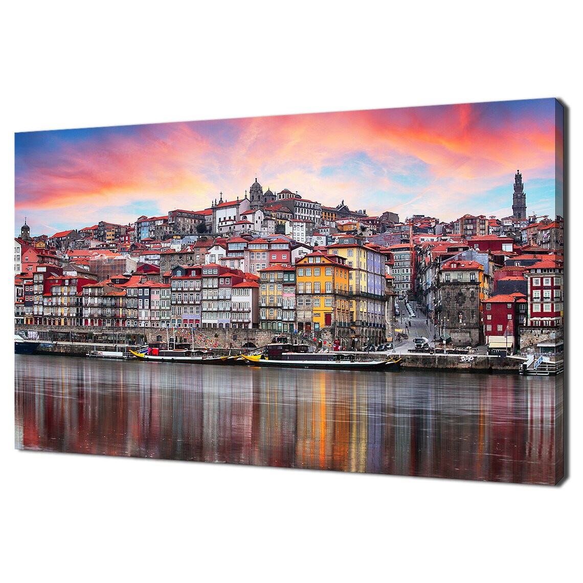 Porto, Portugal Old Town on the Douro River Art Print