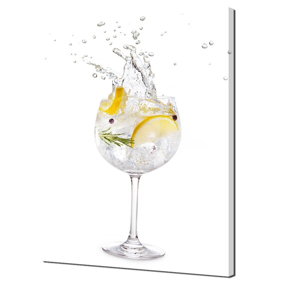 Gin And Tonic Kitchen Modern Design Art Print