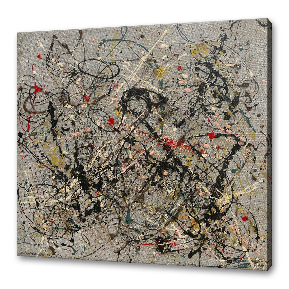 Jackson Pollock's Number 18 Abstract Art Print
