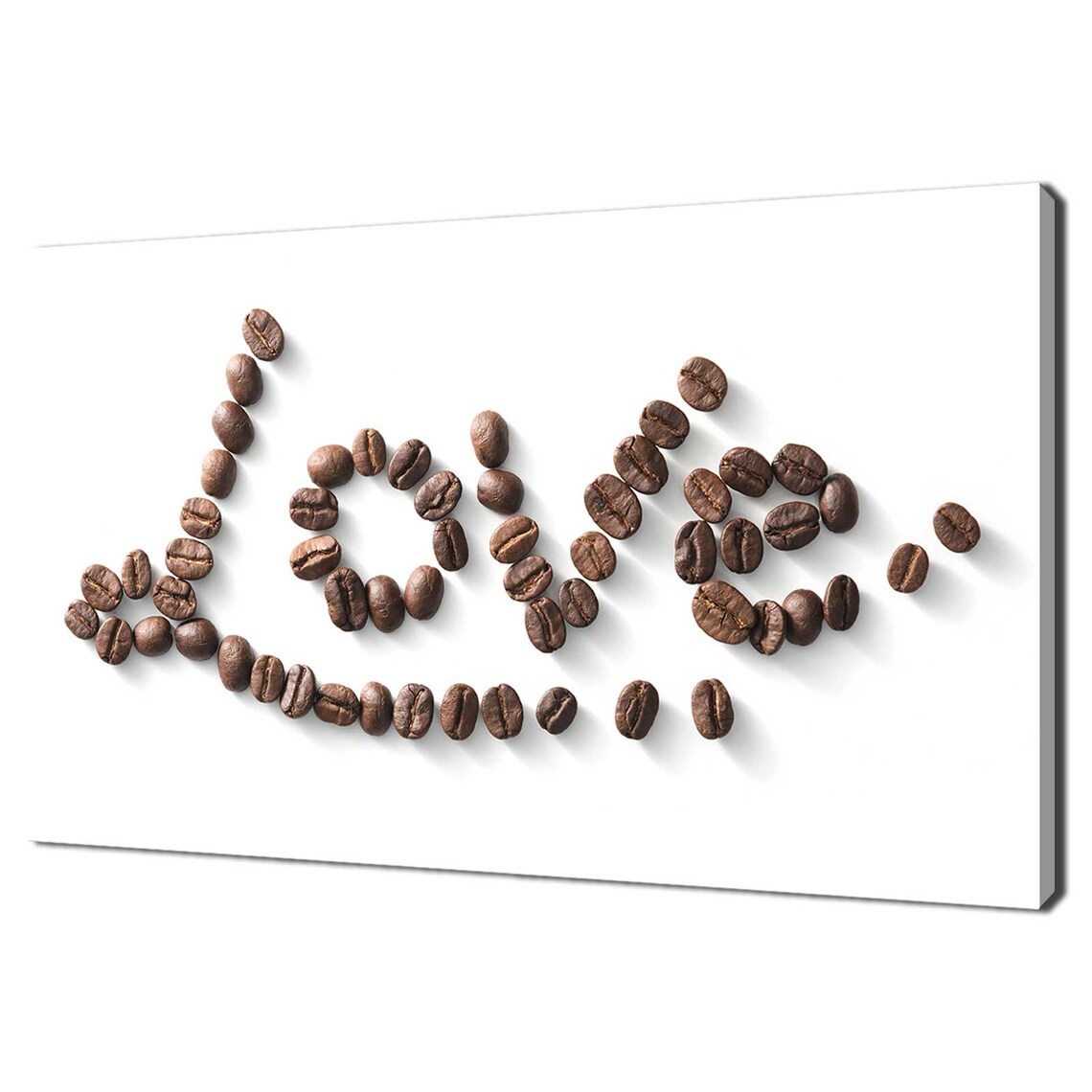 Love Coffee Beans Sign, Modern Kitchen Decor