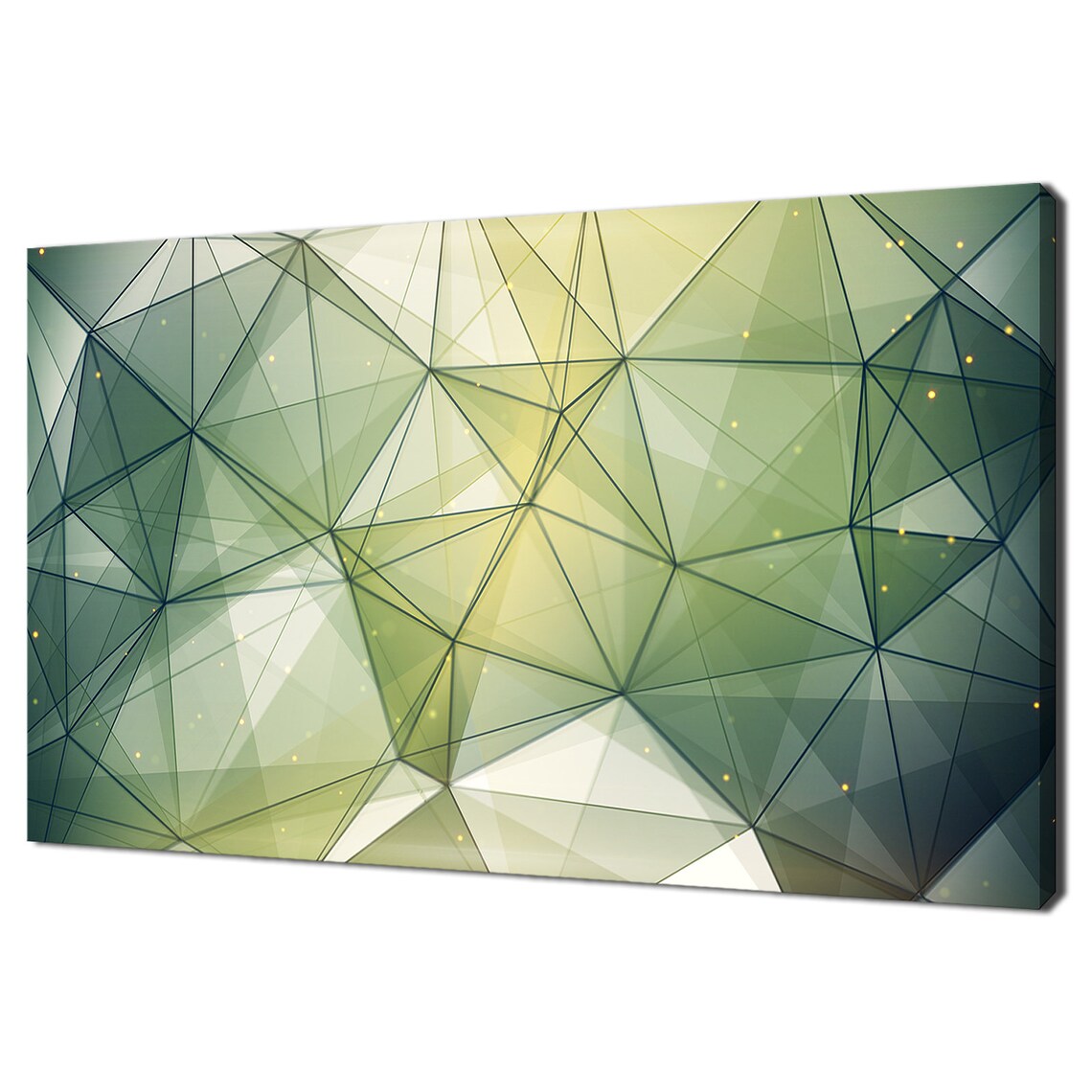 Abstract Geometric Triangles Modern Design Poster