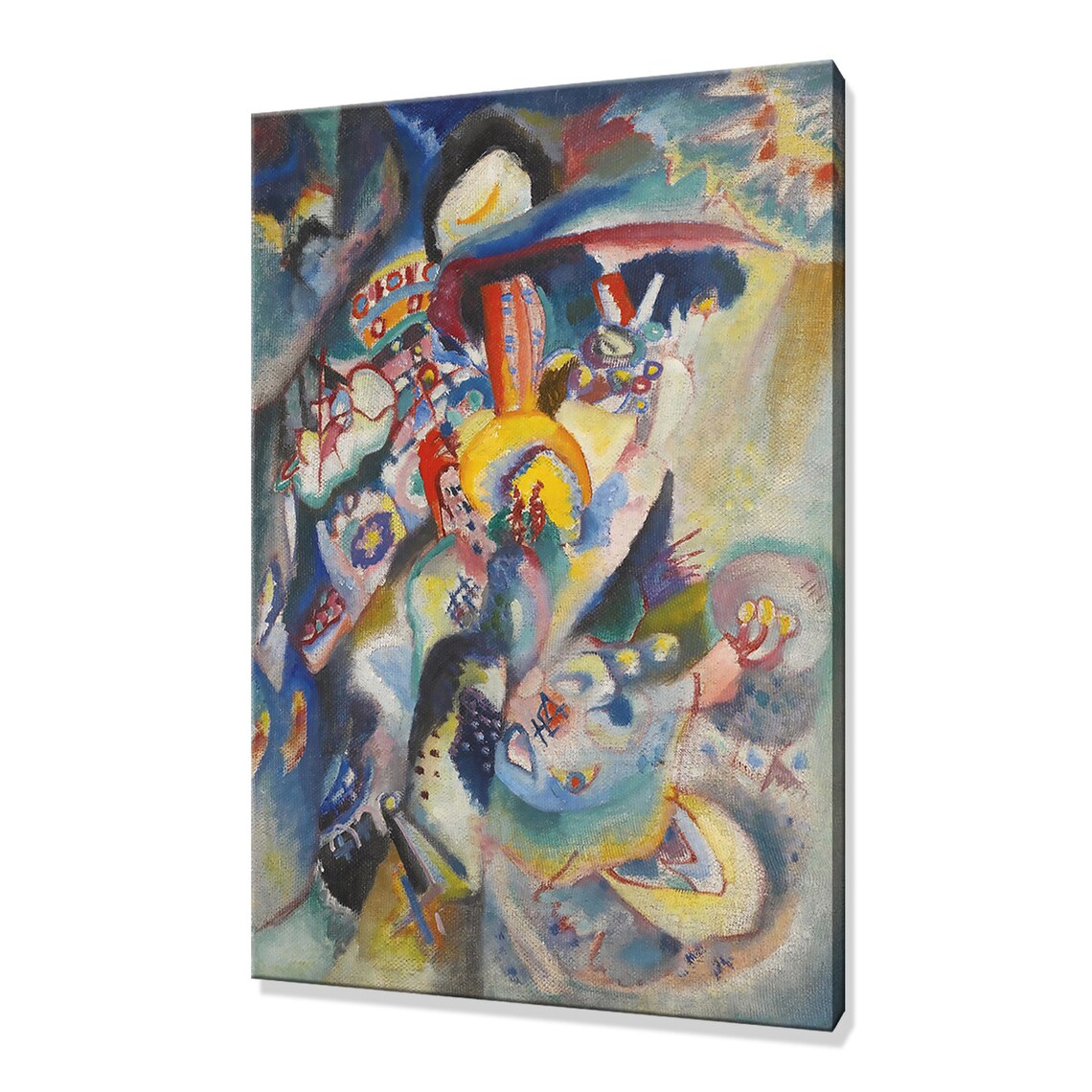 Wassily Kandinsky Moscow II 1916 Vivid Abstract Color Composition Art Poster