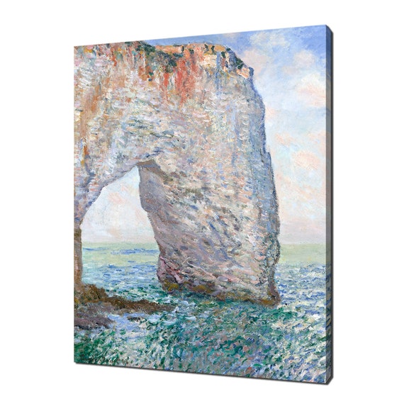 The Manneporte Near Tretat 1886 Claude Monet Impressionist Oil Painting Reproduction Modern Design Print Home Decor Wall Art Picture