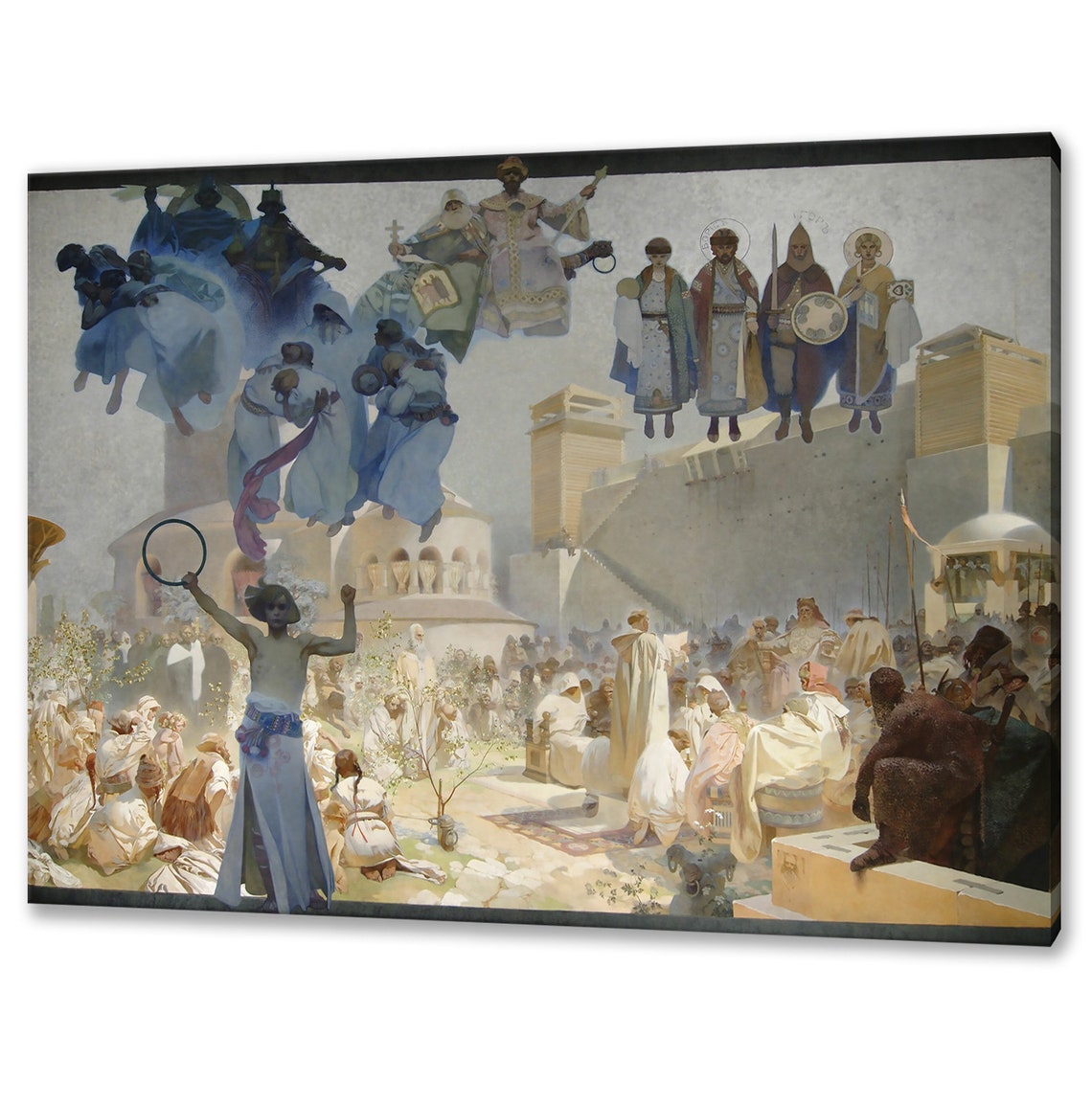 Alphonse Mucha Slav Epic Introduction of Slavonic Liturgy 1912 Print