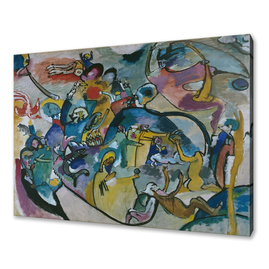 Wassily Kandinsky All Saints Day II, 1913 Abstract Art Print