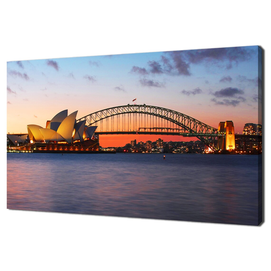 Sydney Harbour Bridge Sunset, Australia Travel Poster