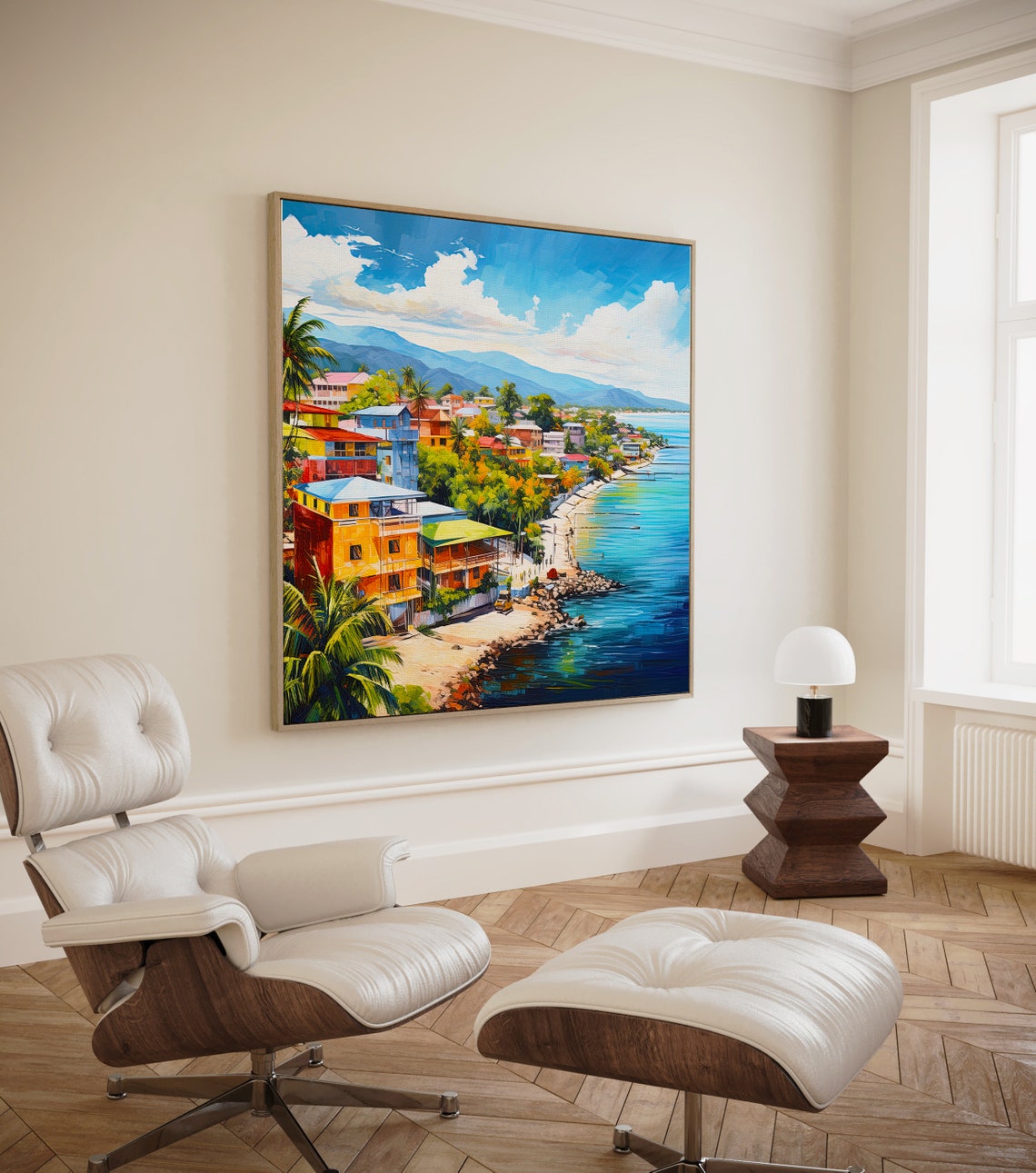 Kingston City Art Print Kingston Jamaica Art Jamaican Painting Jamaica City Print Jamaican Art Prints Jamaican Print - Image 5