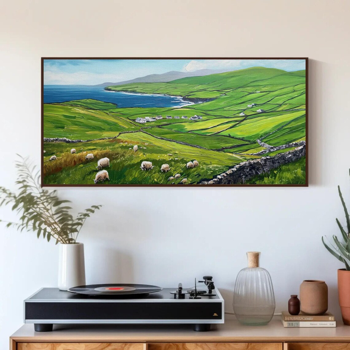 Dingle Peninsula, Ireland Travel Poster, Countryside