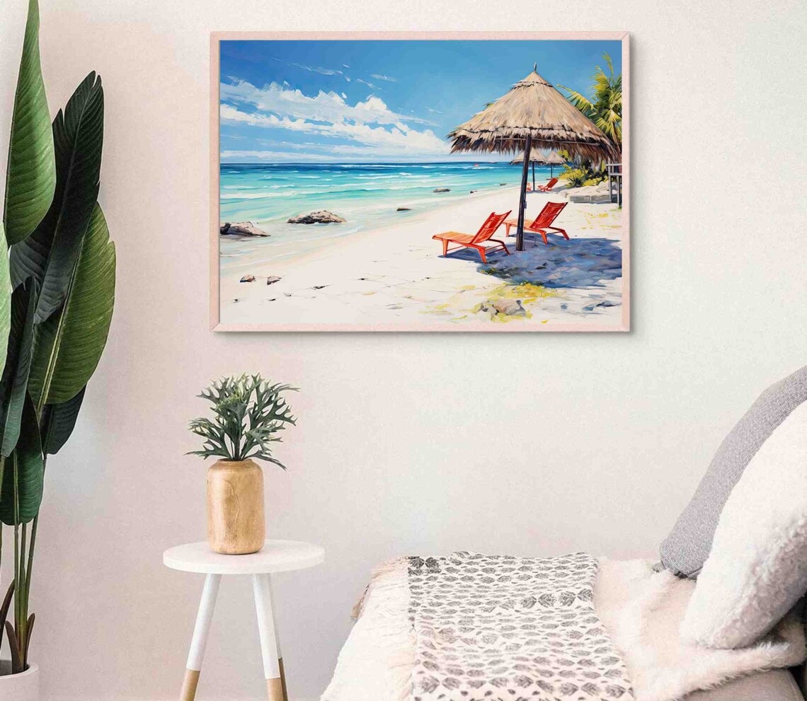 Isla Holbox Mexico Travel Poster, Wall Art Print - Image 3