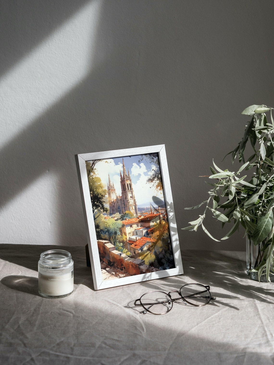 San Miguel De Allende Watercolor Art Print San Miguel De Allende Wall Art San Miguel De Allende Poster San Miguel De Allende Photo Mexic0 - Image 5