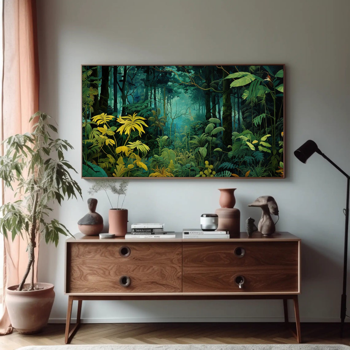 Lush Tropical Jungle Forest Dense Green Foliage Nature Wall Poster - Image 5