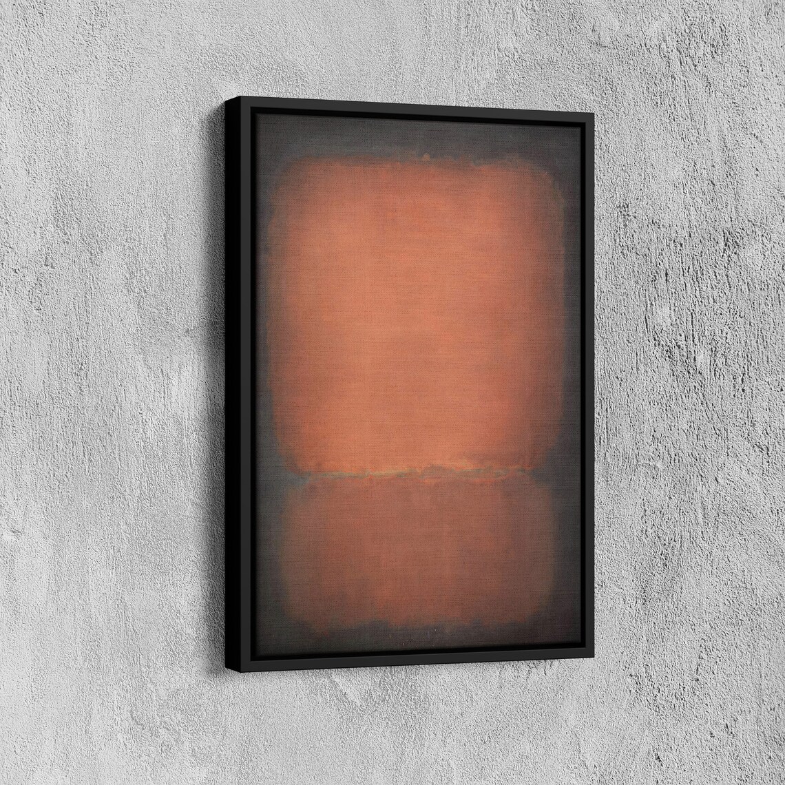 Mark Rothko Black Over Orange Poster Mark Rothko Extra Large Exhibition Poster Modern Art Expressionism Art Rothko Reproduction Art - Image 7