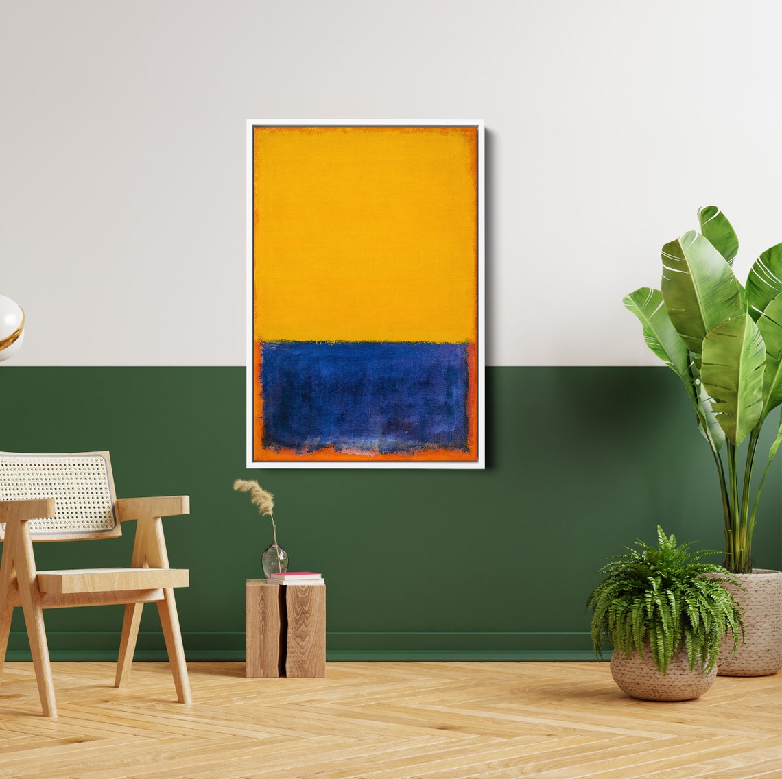 Mark Rothko Yellow Over Blue Bright Abstract Color Field Poster - Image 7
