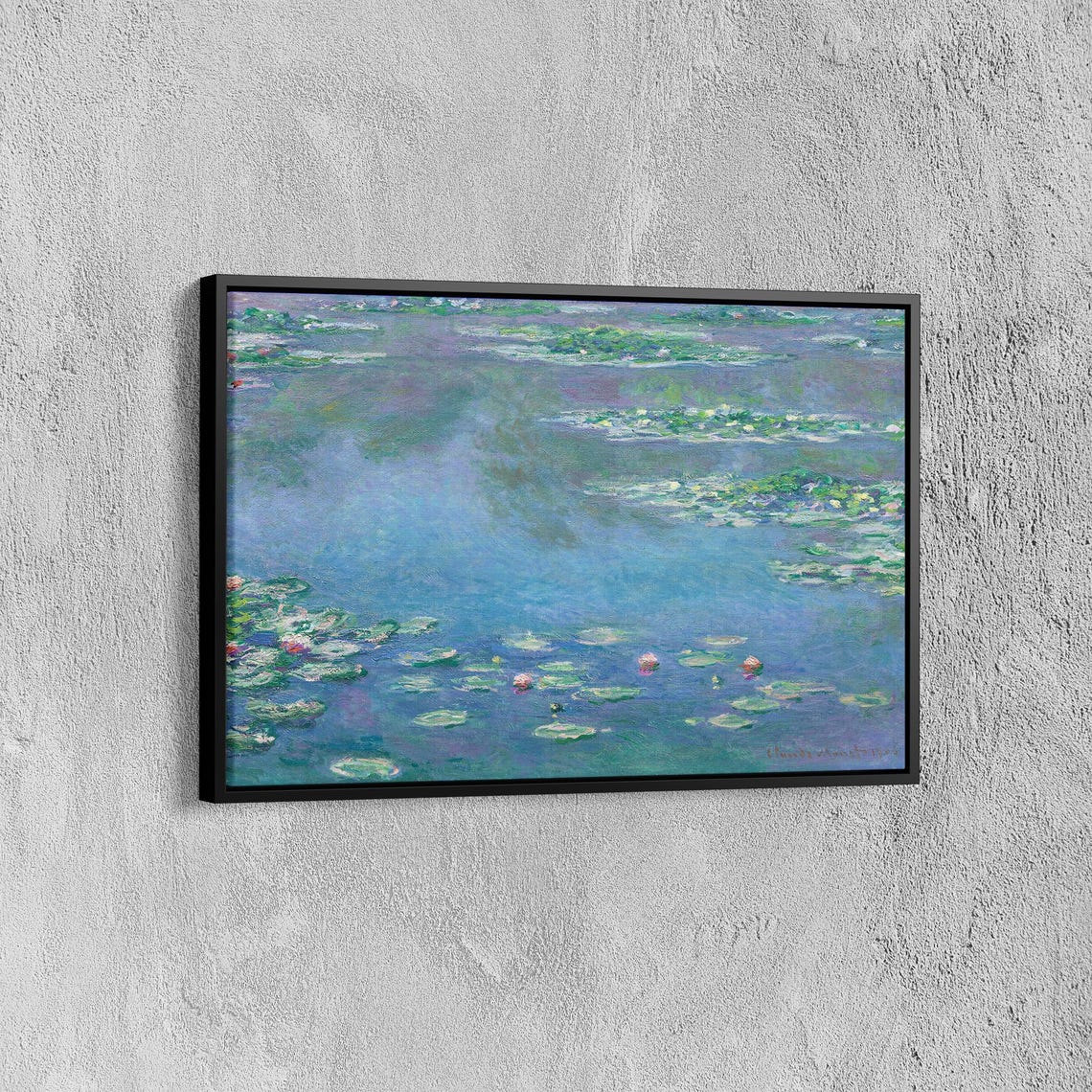 Claude Monet Water Lilies Serene Blue Pond Impressionist Poster - Image 7