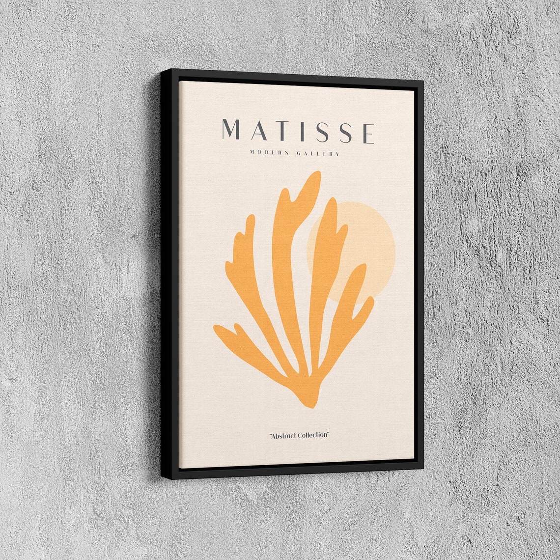 Matisse Modern Gallery Yellow Leaf Abstract Collection Poster - Image 7
