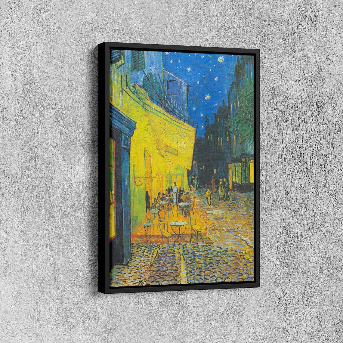 Cafe Terrace Night Poster Van Gogh Cafe Night Cafe Print Van Gogh Cafe Colorful Wall Decor Van Gogh Glass Wall Decor - Image 7