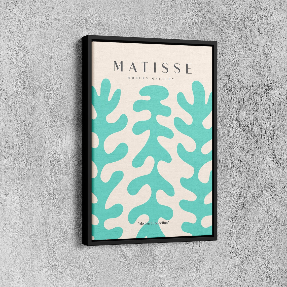 Pink Matisse Print Blush Turquoise Matisse Wall Art Exhibition Print Abstract Matisse Popular Print Minimalist Blue Neutral Wall Art - Image 7