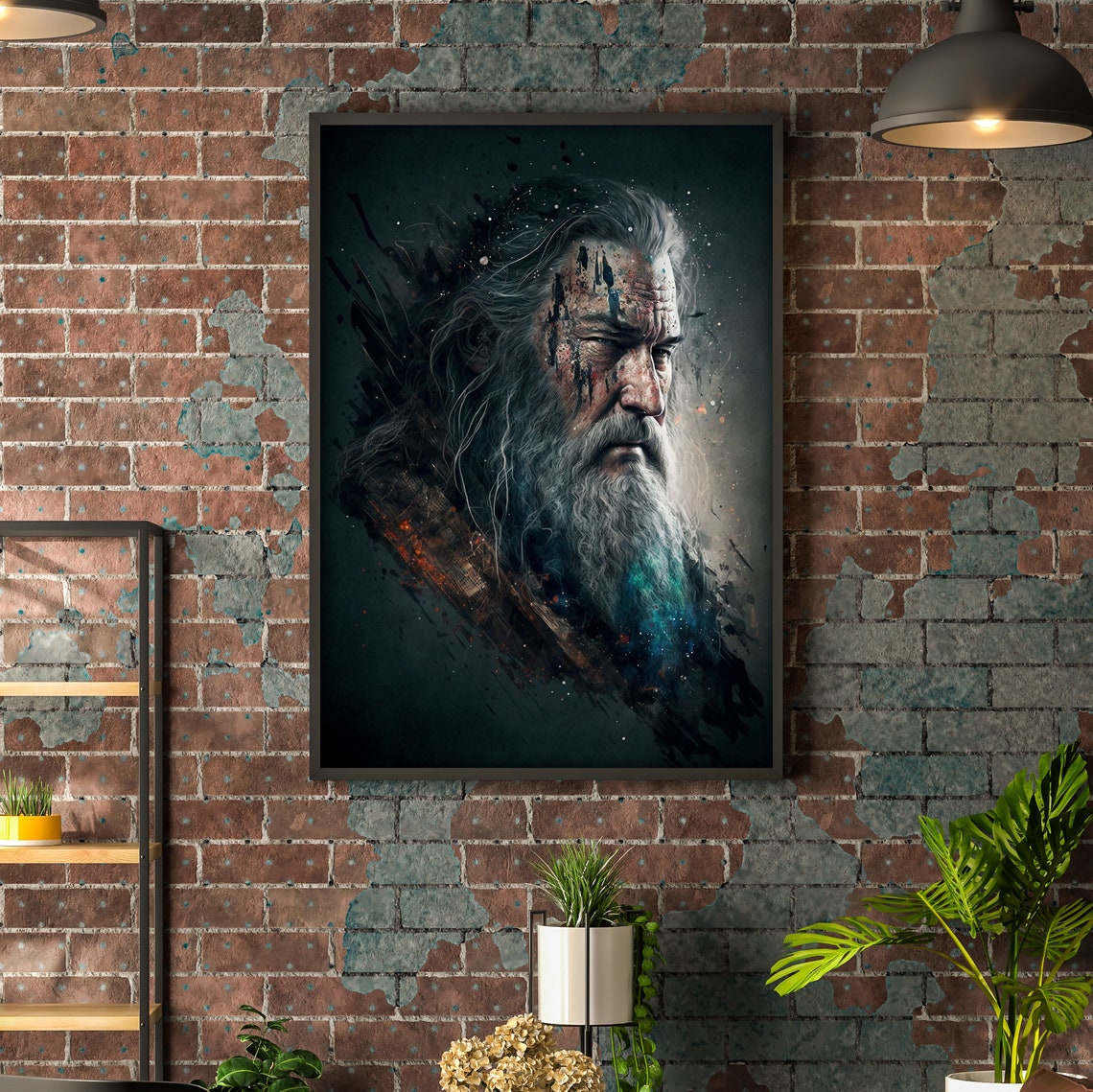 Gandalf From The Lord Of The Rings Movie Poster Film Wall Art Movie Print Paint Gift Movie Wall Decor Print - Image 2