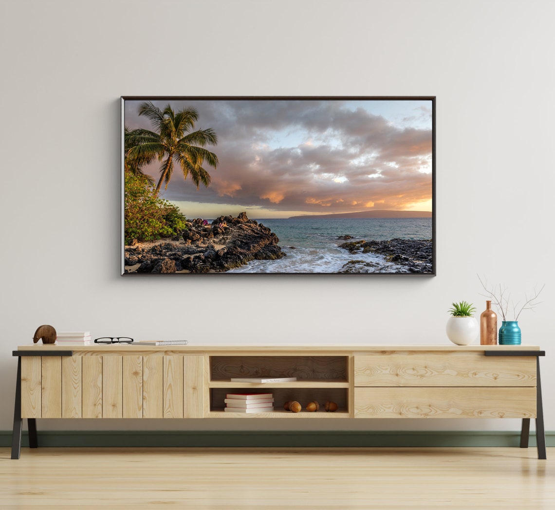 Sunset Beach Frame TV Art