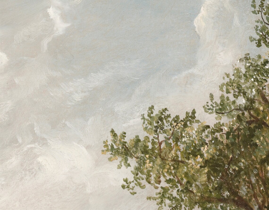 Countryside Paintings Vintage Landscape Art Print - Image 2