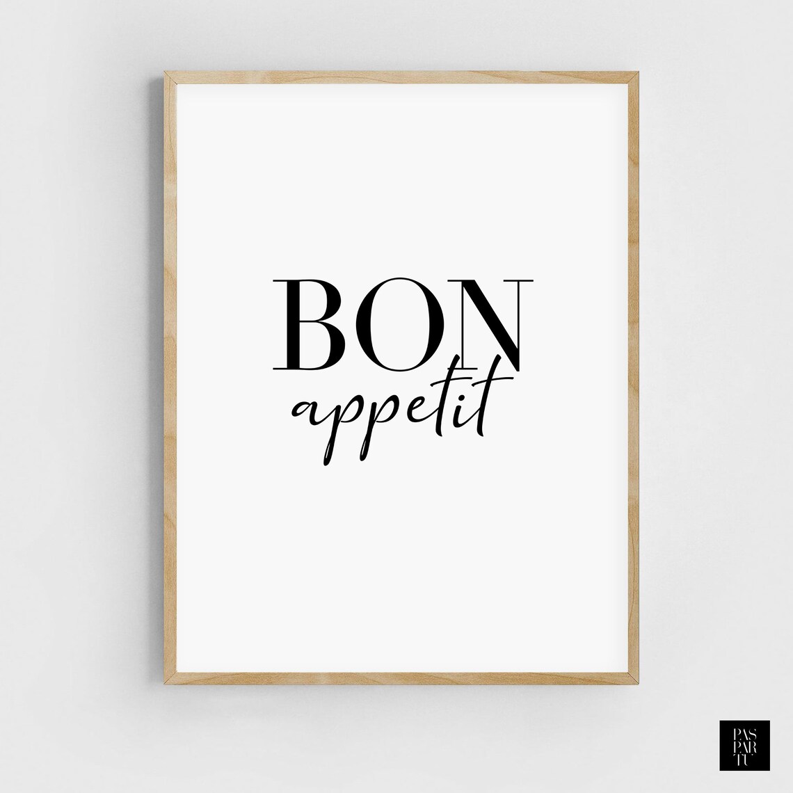 Bon Appetit Sign, Farmhouse Kitchen Decor - Image 2