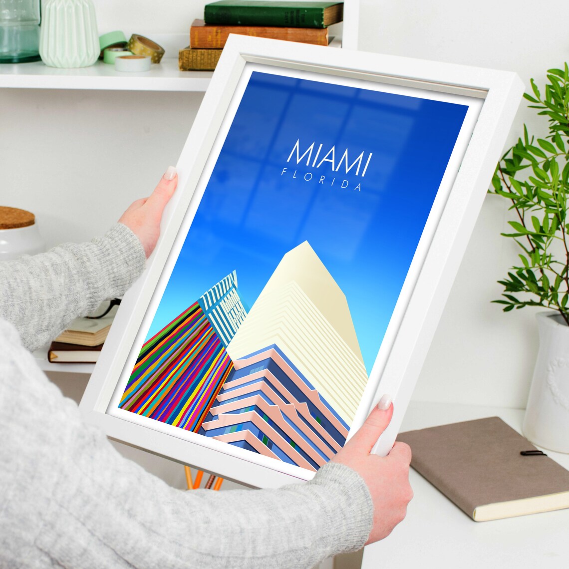 Miami Art Deco - Vintage Retro Art Print - Image 4