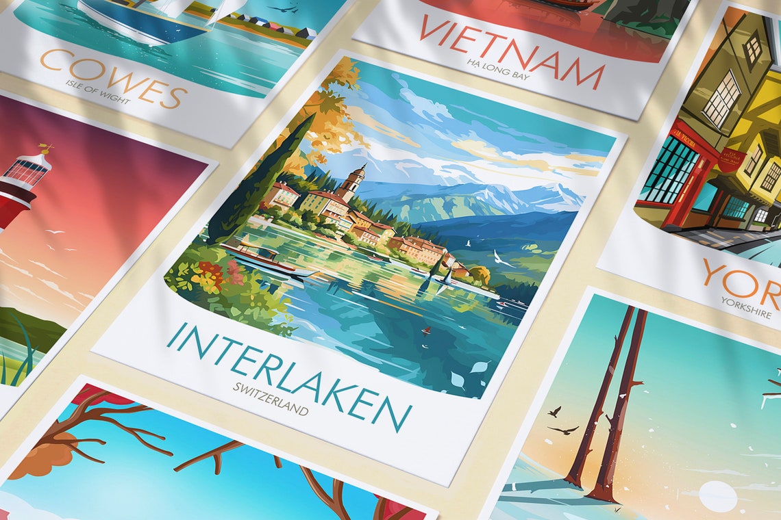 Interlaken Print Switzerland - Image 4