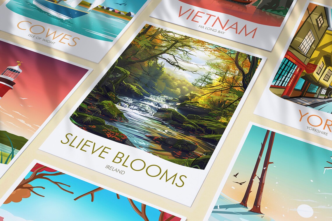Slieve Bloom Mountains Ireland Art Print - Image 3