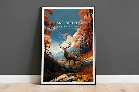 Lake District Cumbria Landscape Art Print