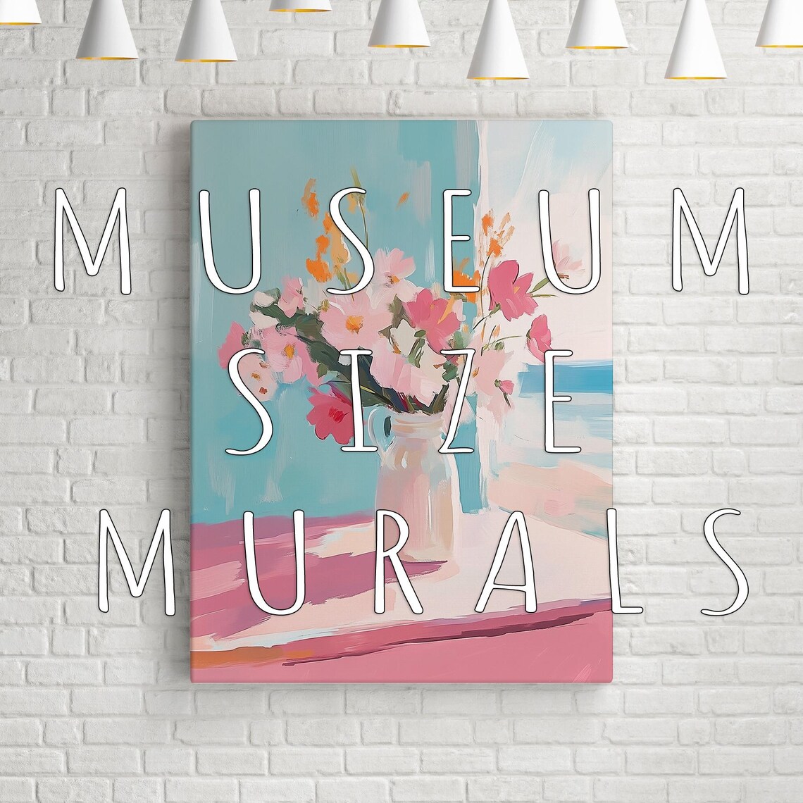 Flower Vase Art Dreamy Art Print Bokeh Art Print Pastel Flower Vase Window Flower Art Artistic Flower Vase Painting Cozy Home Artwork - Image 3