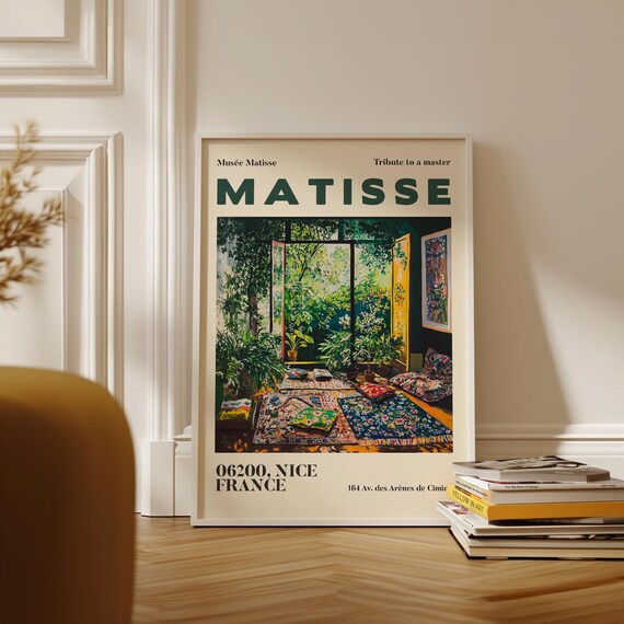 Matisse Nice Museum Garden Interior Tribute Gallery Wall Poster