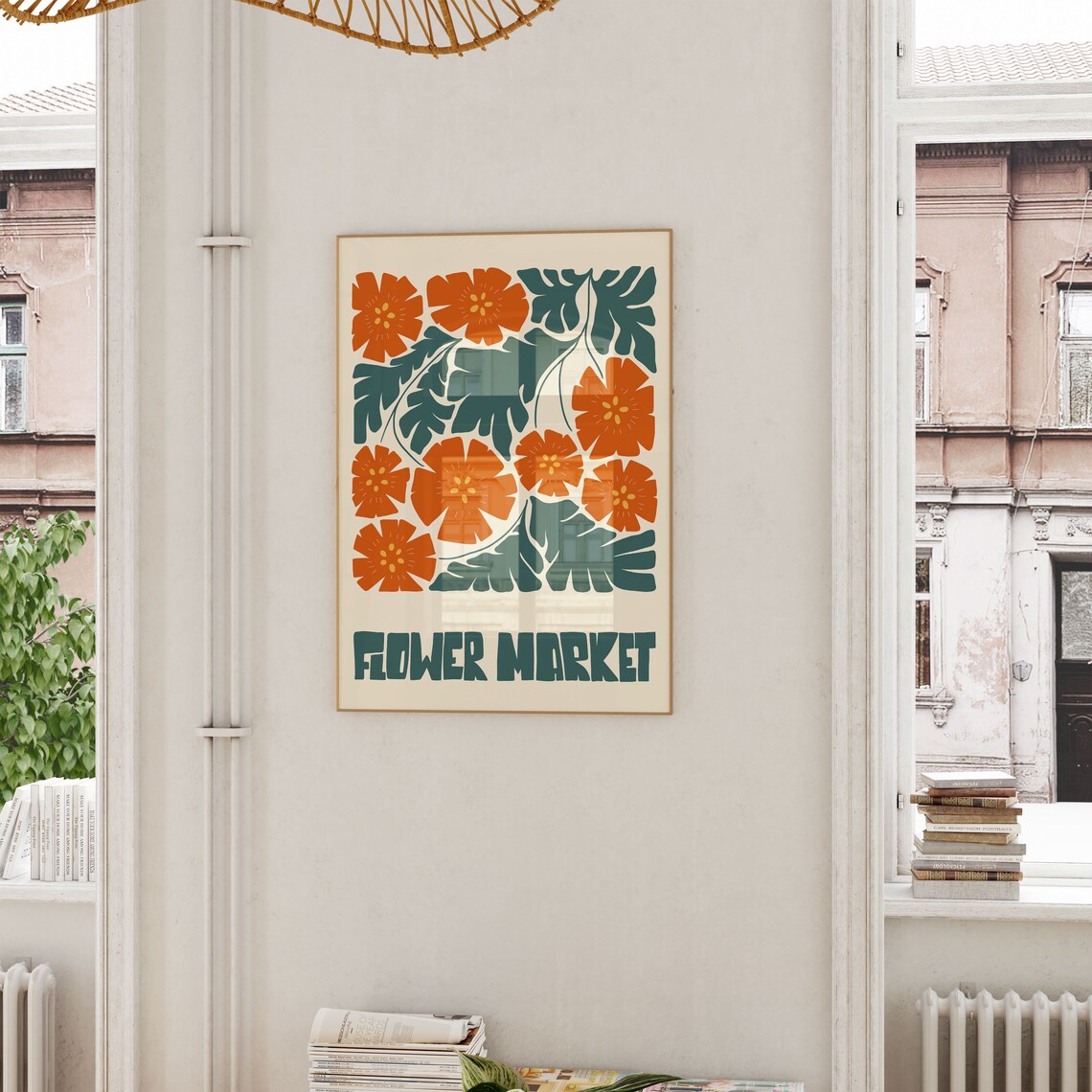 Henri Matisse Flower Market Watercolor Art Print - Image 4