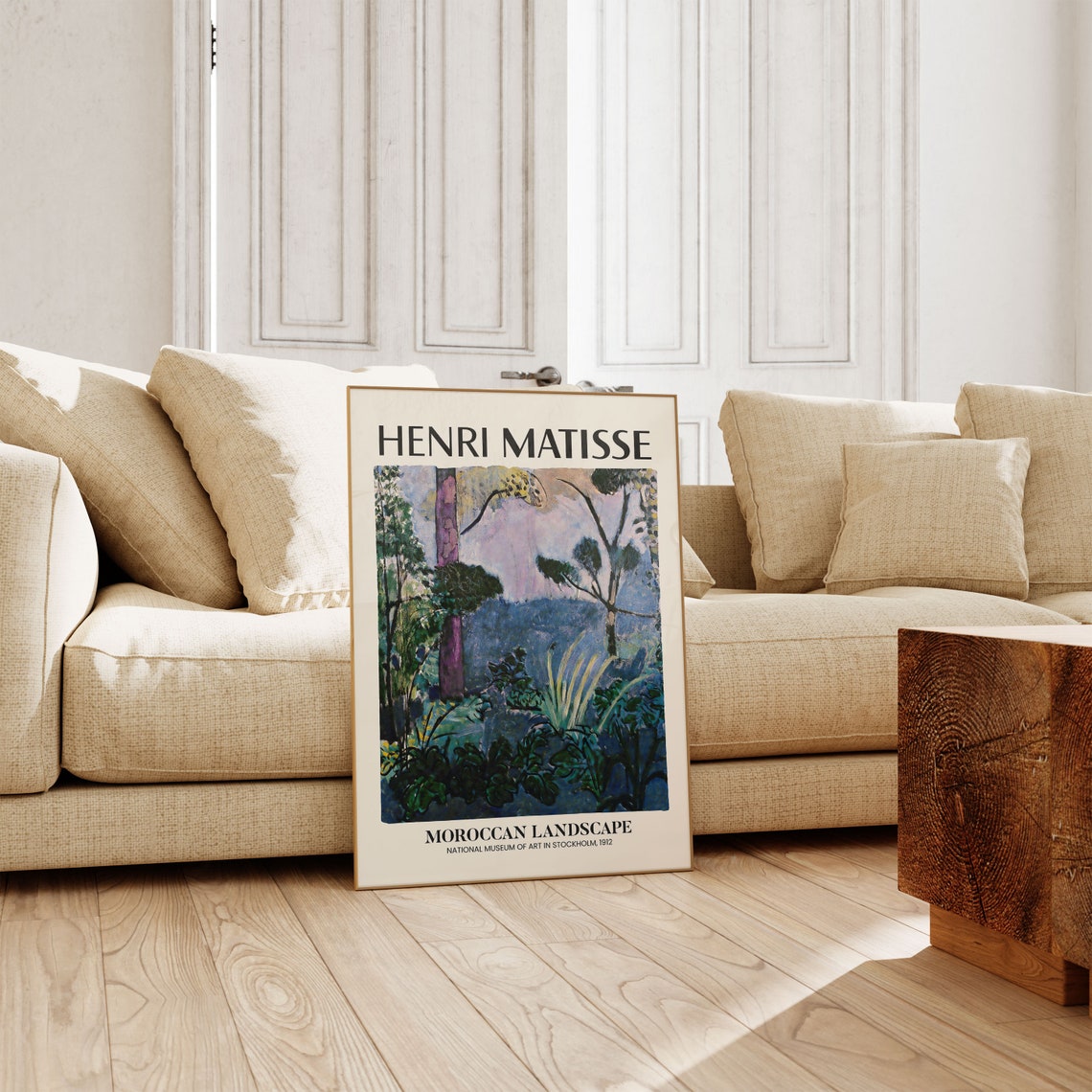 Henry Matisse Exhibition Poster Famous Gallery Wall Art Print Painting Art Print Floral Wall Print Garden Scenery Nature Living Room Art - Image 4