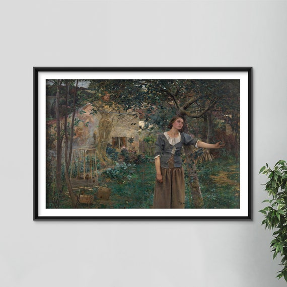Joan Of Arc, Classic Painting Art Print