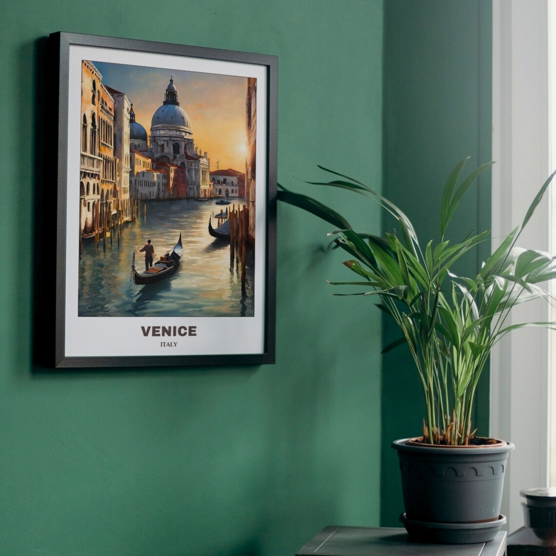 Venice Cityscape Painting Travel Poster - Image 5