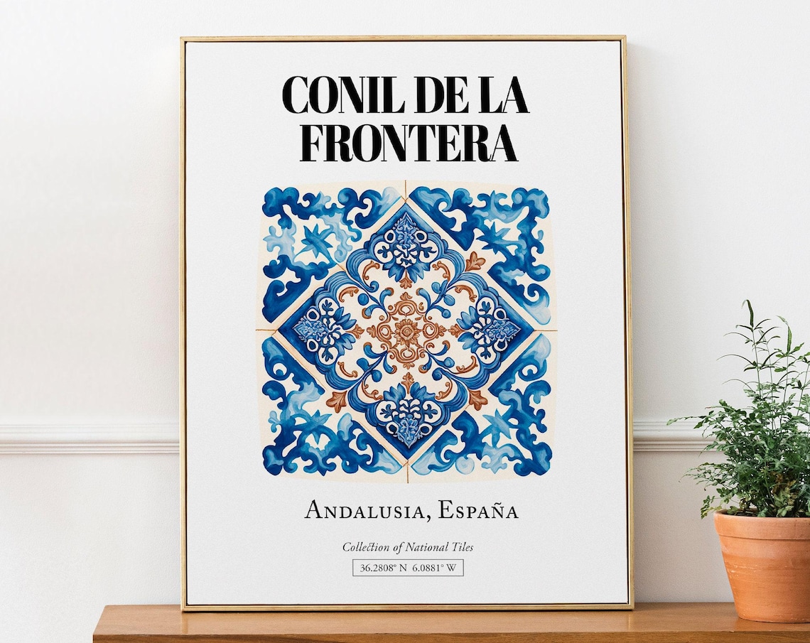 Conil De La Frontera Andalusia Spain Travel Poster