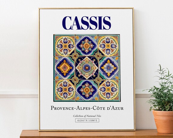 Cassis Provence-Alpes-Côte D'Azur France Travel Poster