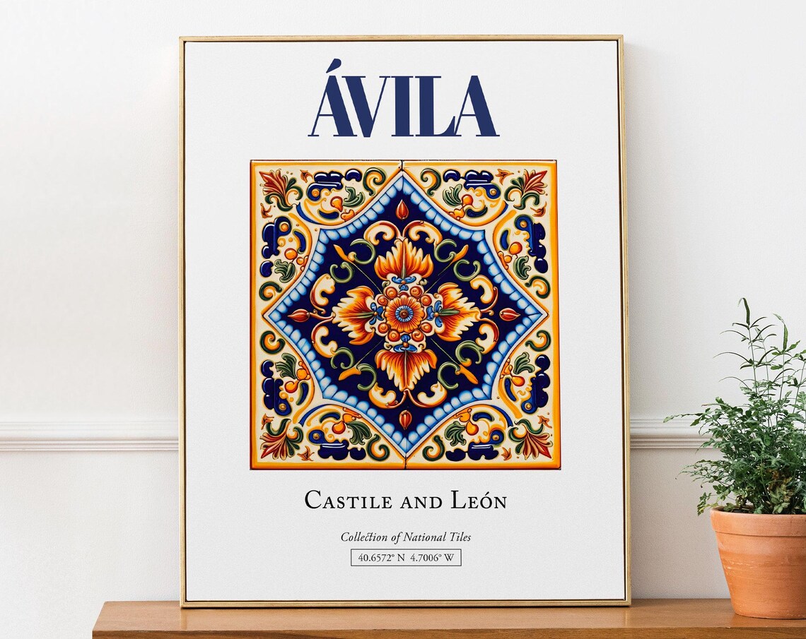 Vila Castile And Len Spain Minimalist Travel Poster