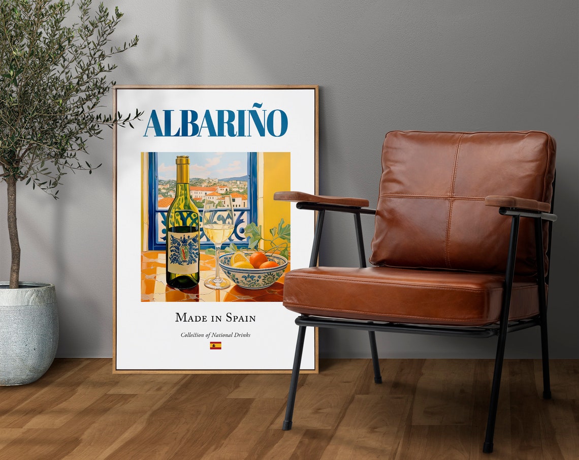 Albariño Traditional Galicia Beverage Poster Print - Image 4